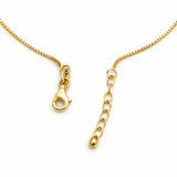 Gold Tone Bow Charm Anklet with Delicate Chain and Adjustable Fit