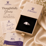 Leaf Solitaire Ring