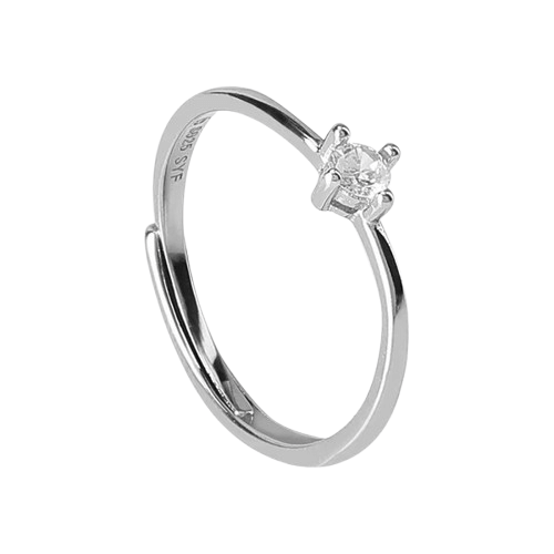 EverShine Adjustable Solitaire Ring