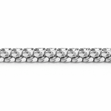 Minimal Silver Tone Sleek Chain Anklet with Secure Clasp Closure