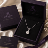 Round Solitaire Pendant Necklace