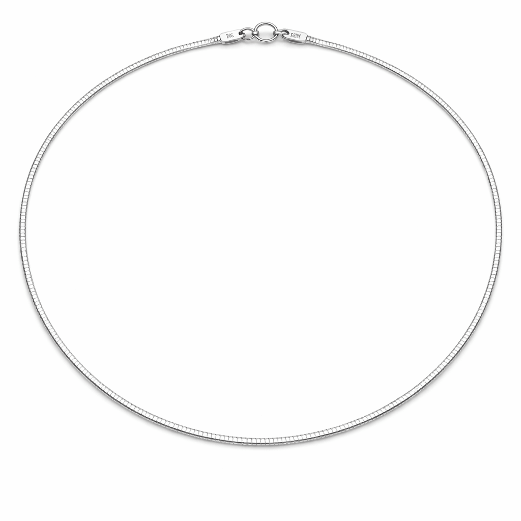 Silver Tone Box Snake Chain Minimal Sleek Smooth Everyday Wear Design