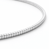 Silver Tone Minimal Box Chain Anklet with Sleek Modern Finish