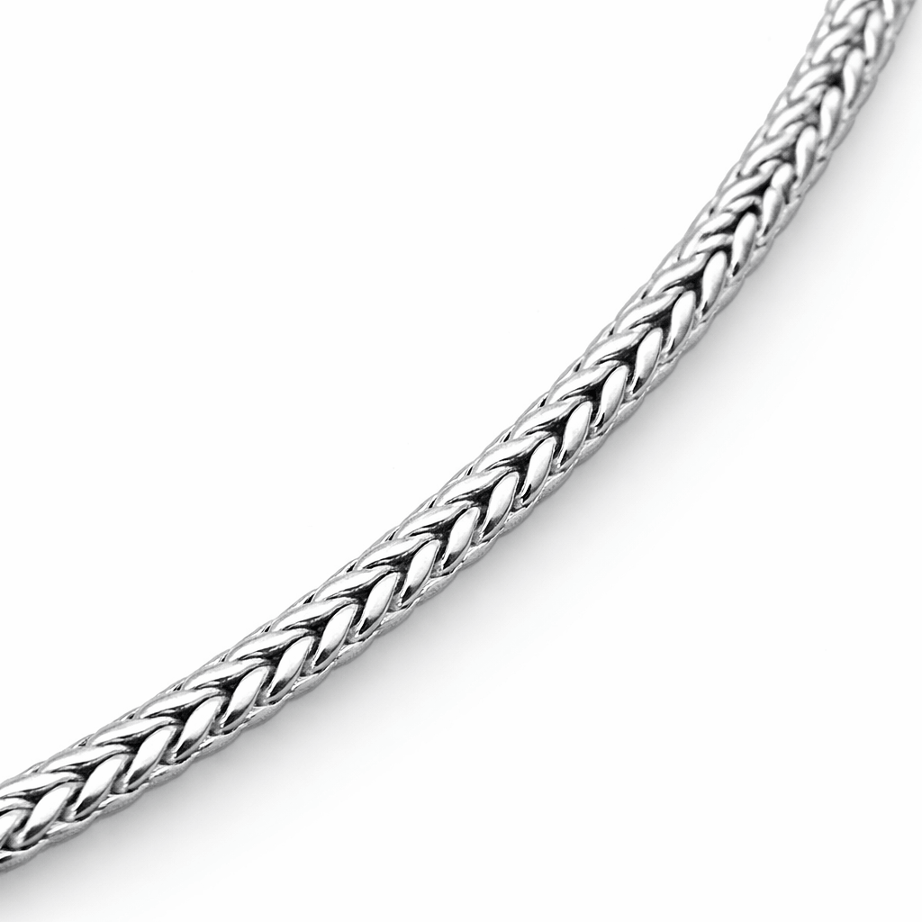 Silver Tone Snake Chain Anklet with Adjustable Extension and Lobster Clasp
