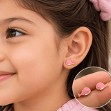 Pink Whale Earrings