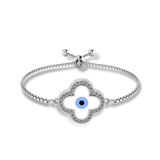Auren Evil Eye Bracelet – 925 Sterling Silver