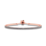 Rosara Tennis Bracelet – Rose Gold & 925 Sterling Silver