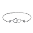 Serenelle Heart Charm Bracelet – 925 Sterling Silver