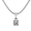 Aurelia Solitaire Pendant – 925 Sterling Silver