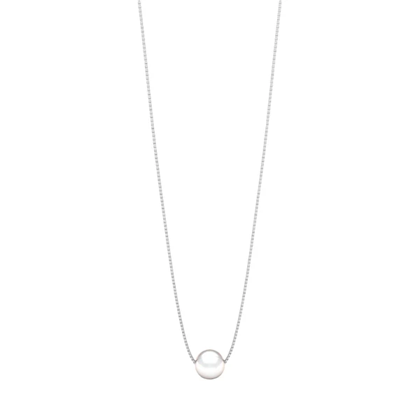 Lunaria Pearl Pendant – 925 Sterling Silver