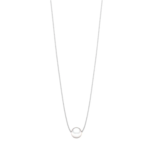 Lunaria Pearl Pendant – 925 Sterling Silver
