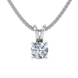 Solyn Solitaire Pendant – 925 Sterling Silver