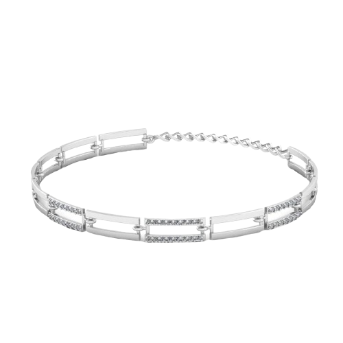 Convenient Fashionable 925 Silver Bracelet for Ladies