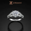 Leaf Solitaire Ring